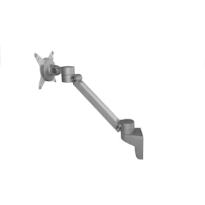 Flachbildschirmträger HAMMERBACHER ORGA, silber, Schienenmontage