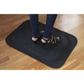 Ståmatta Yoga Fashion 58x83cm, textil svart