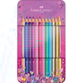 Buntstifte Faber-Castell Sparkle, 12 St., sortiert