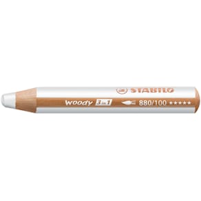 Aquarellfarbstift STABILO woody 3 in 1, weiß