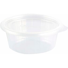 Plastbakke Duni Fixpack rund Ø112 H40 mm, PP klar, 700 stk