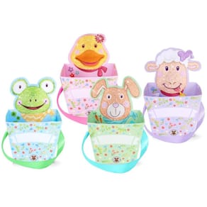 Osterkorb TRENDHAUS Glitzer, sortiert, 9,7 x 8,7 x 14,5 cm