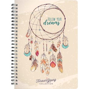 Spiralnotizbuch FUN Forever Young, kariert, A5