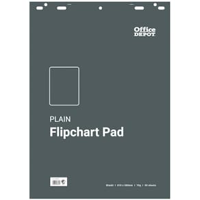 Blädderblock Office Depot 580x810 mm olinjerat 50 blad/block