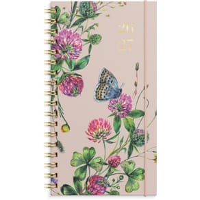 Kalender GRIEG SLIM spiral 26/27 blomst
