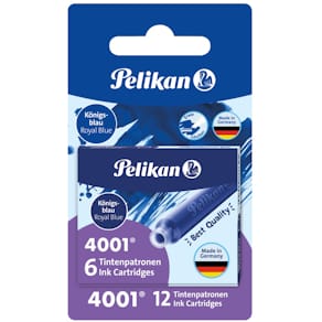 Tintenpatronen Pelikan 4001 TP/6, königsblau