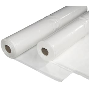 Afdækningsfolie 150 µm, 2 m x 50 m, hvid LD-PE, 1 rulle
