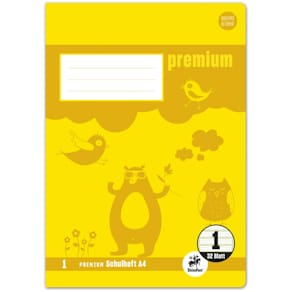 Schulheft Staufen Premium Academy, A4, 32 Blatt, Lin. 1, liniert