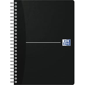 Spiraalschrift A5 Zwart, 180 bladzijden, Optik Papier, EU Ecolabel