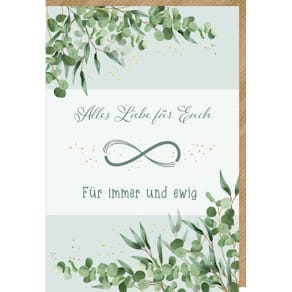 Vermählungskarte Braun + Company