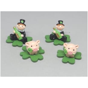 Glücksbringer Noname, auf Klee, sortiert