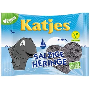 Lakritz KATJES Salzige Heringe, 175g
