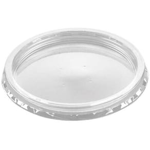Låg til plastbakke Færch rund Ø73 mm, PP klar, 1000 stk