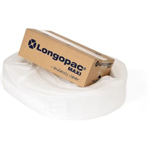 Säckkassett LONGOPAC Maxi Strong 90m transparent