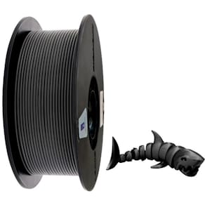 3D filament PETG, 1 kg, 1,75 mm, zwart