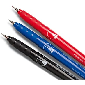Märkpenna perm. PENTEL super fine svart
