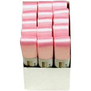 Geschenkband GOLDINA Doppelsatin, 25mm x 3m, rosa