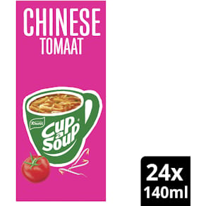 Instantsoep Knorr Cup-a-Soup Chinese tomaat, pak van 24 zakjes