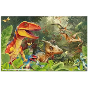 Schreibunterlage HERMA Dino World, bunt, 550 x 350 mm