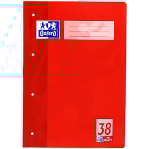 Heft Oxford A4, 16 Blatt, Lineatur 38, kariert, Optik Paper, bunt