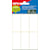Etiketten Apli, wit, 26 x 54 mm, 36 stuks, 6 per blad