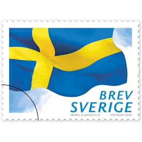 Frimärke inrikes rulle självhäftande 100st, varierande svenska motiv, 22 kr/st