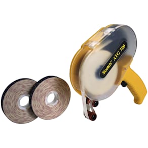 Tapedispenser Scotch ATG 700 håndholdt 12/19 mm, gul/sort, 12 stk
