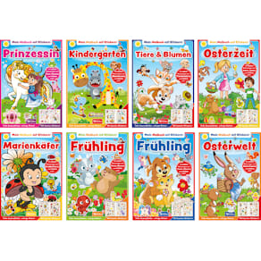 Malbuch MEDIA VERLAG Frühjahr/Ostern, A4, sortiert