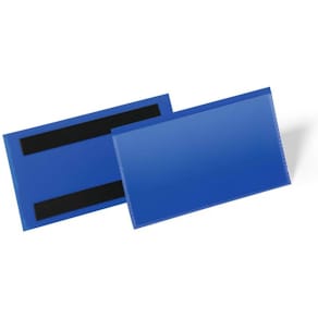Etikettholder DURABLE 150x67 mag blå(50)