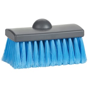 Vinduesbørste Vikan til skaft, blå/hvid 90×150 mm