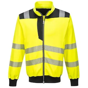 Ziptröja varsel PW370 Hi-Vis Kl 2/3 M