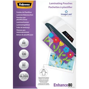Laminierhülle Fellowes Enhance 80 Mikrons, 100 St., A4