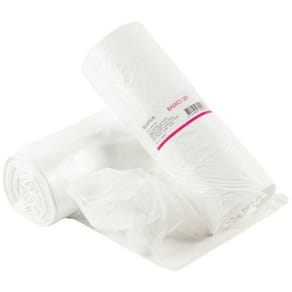 Papperskorgspåse HD 35L 12my vit 100/rl