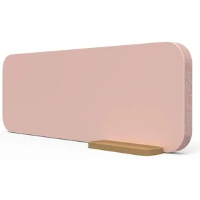 Bordsskärm & Skrivtavla Mood Fabric Table, 1000x350mm, Dimrosa