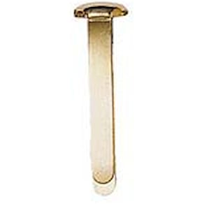 Musterklammern ALCO Gr. 4, 23 mm, rund, vermessingt, 100 Stück