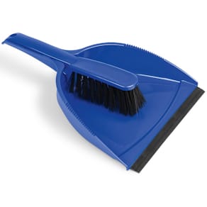 Kehrgarnitur NÖLLE mit Gummilippe, blau