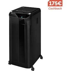 Papiervernietiger Fellowes Automax 600M, zwart