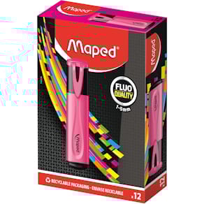 Markeerstift Maped Fluo'Peps Classic, roze