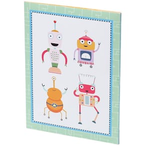 Briefmappe RÖSSLER Robots, 10 Blätter / 10 Umschläge