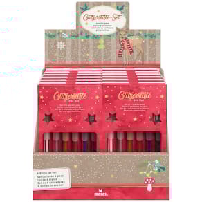 Glitzerstifte MOSES Winterwunder, 6 Stück, sortiert