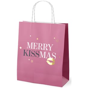 Geschenktragetasche FÜR DICH Merry Kissmas
