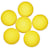 Softboll Tennisboll, 9cm, 6/fp