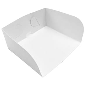 Kakeskuff 3-sidet 12x13x6cm hvit (1000)