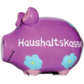 Spardose KCG Schwein, klein, lila