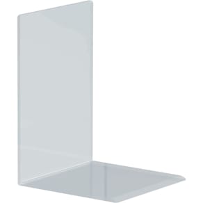 Buchstütze MAUL, 2 St., 120 mm, glasklar