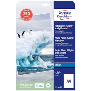 Fotopapper A4 Premium Glossy 250g 20/fp