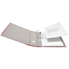 Ordner Falken S80, 8 cm, rot