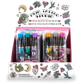 Gelkugelschreiber TRENDHAUS Tattoo, sortiert