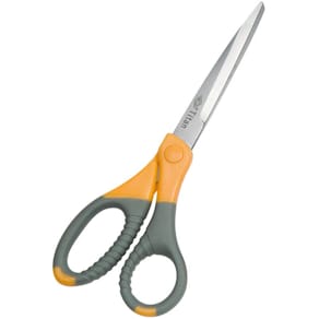 Schere WEDO, 18 cm, grau/gelb