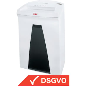 Aktenvernichter HSM Securio B24, Partikelschnitt, weiß